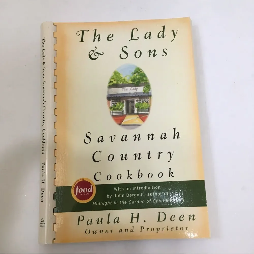 TWO PAULA DEEN COOKBOOKS 1) THE LADY & SONS 2)‎ THE LADY & SONS TOO!
